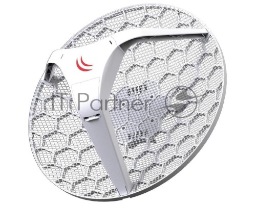Точка доступа Mikrotik RBLHGG-5acD-XL with 27dBi 5GHz antenna, Dual Chain 802.11ac wireless, 716MHz CPU, 256MB RAM, 1x Gigabit LAN, POE, PSU, RouterOS L3, International version