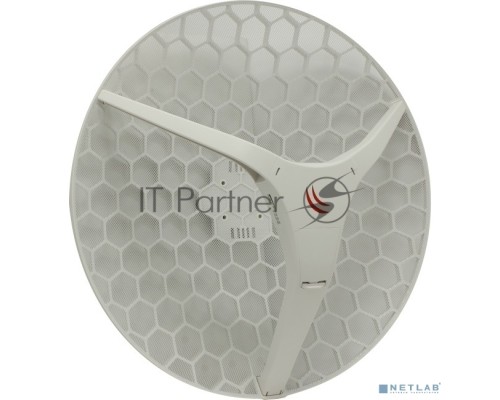 Точка доступа Mikrotik RBLHGG-5acD-XL with 27dBi 5GHz antenna, Dual Chain 802.11ac wireless, 716MHz CPU, 256MB RAM, 1x Gigabit LAN, POE, PSU, RouterOS L3, International version