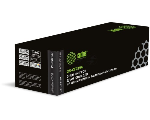 Фотобарабан Cactus CS-CF219A черный (12000стр.) для HP M104a Pro/M104w Pro/M132a Pro/M132fn Pro