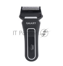 Бритва Galaxy Line GL 4200, черный, аккумуляторная, сетки из ультратонкой японской стали, два независимых подвижных лезвия, плавающая головка, возможность промывки блока ножей и сеток, встроенный триммер для подравнивания висков, индикатор заряда, реверс