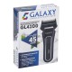Бритва Galaxy Line GL 4200, черный, аккумуляторная, сетки из ультратонкой японской стали, два независимых подвижных лезвия, плавающая головка, возможность промывки блока ножей и сеток, встроенный триммер для подравнивания висков, индикатор заряда, реверс