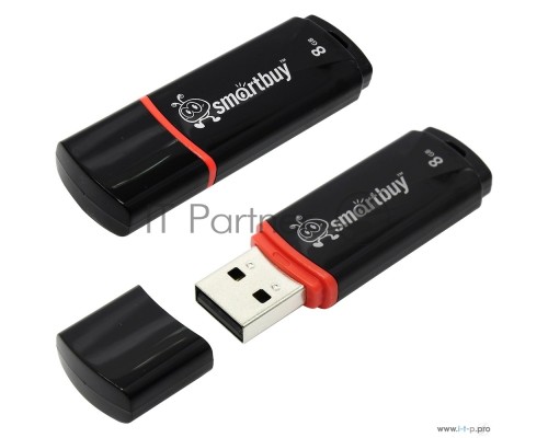 Флэш Диск Smartbuy USB Drive 8Gb Crown Black SB8GBCRW-K