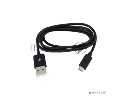 Кабель Rexant (18-4268) USB кабель microUSB длинный штекер 1М черный 