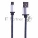 Кабель Rexant (18-4242) USB кабель MicroUSB, шнур в джинсовой оплетке 