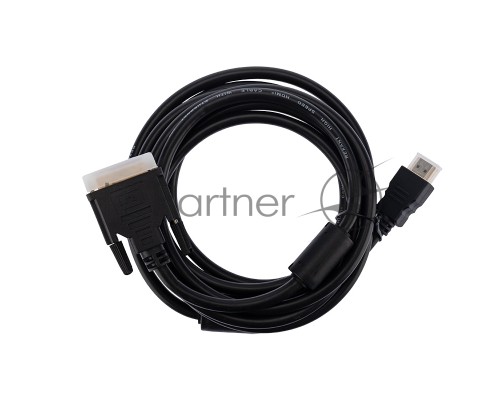 Кабель Rexant (17-6305) Шнур  HDMI - DVI-D  gold  3М  с фильтрами  