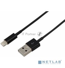 Кабель Rexant (18-1122) USB кабель для iPhone 5/6/7 моделей шнур 1М черный 