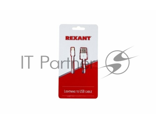 Кабель Rexant (18-0001) USB кабель для iPhone 5/6/7 моделей original copy 1:1 белый 