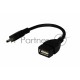 Кабель Rexant (18-1181) USB кабель OTG mini USB на USB   шнур 0.15M черный 