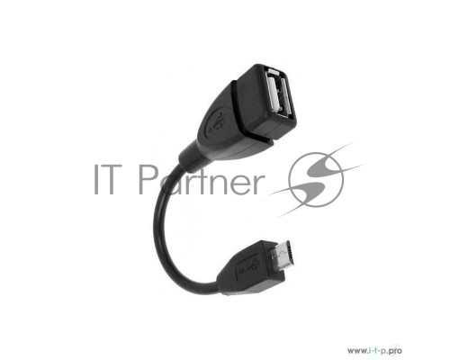 Кабель Rexant (18-1181) USB кабель OTG mini USB на USB   шнур 0.15M черный 