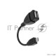 Кабель Rexant (18-1181) USB кабель OTG mini USB на USB   шнур 0.15M черный 