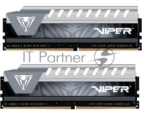 Модуль памяти Patriot DIMM DDR4 8GB 2x4GB (pc-21300) 2666MHz Patriot Viper4 Elite Grey Logo CL16 RTL PVE48G266C6KGY Модуль памяти Patriot DIMM DDR4 8GB 2x4GB (pc-21300) 2666MHz Patriot Viper4 Elite Grey Logo CL16 RTL PVE48G266C6KGY