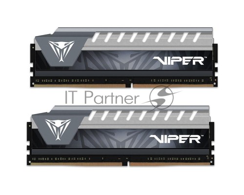 Модуль памяти Patriot DIMM DDR4 8GB 2x4GB (pc-21300) 2666MHz Patriot Viper4 Elite Grey Logo CL16 RTL PVE48G266C6KGY Модуль памяти Patriot DIMM DDR4 8GB 2x4GB (pc-21300) 2666MHz Patriot Viper4 Elite Grey Logo CL16 RTL PVE48G266C6KGY