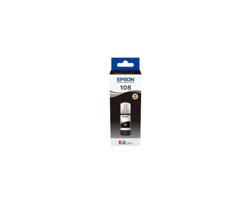 [Расходные материалы] EPSON C13T09C14A Картридж 108 EcoTank Ink для Epson L8050/L18050, Black 70ml