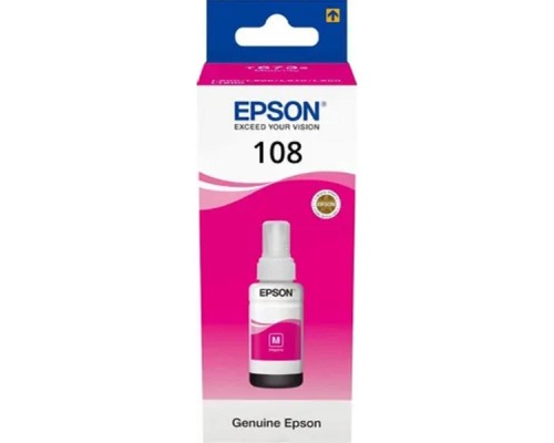 [Расходные материалы] EPSON C13T09C34A Картридж 108 EcoTank Ink для Epson L8050/L18050, Magenta 70ml