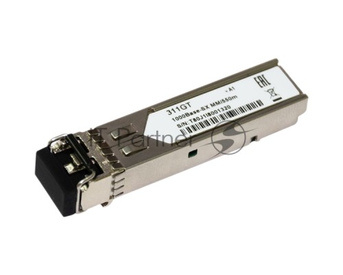 Трансивер D-Link 311GT/A1A SFP-трансивер с 1 портом 1000Base-SX для многомодового оптического кабеля (до 550 м)