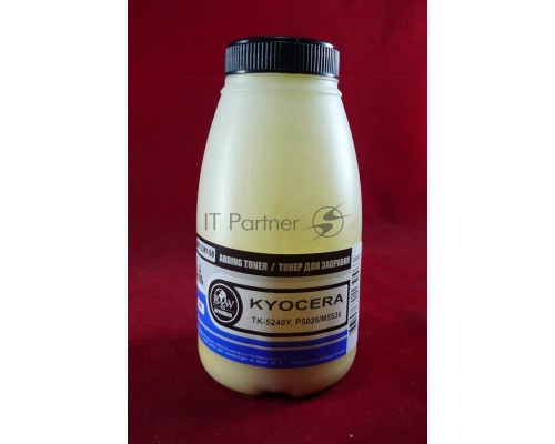 Тонер для Kyocera TK-5240Y, P5026/M5526 Yellow (фл. 50г) 3K B&W Premium фас. Россия Тонер для Kyocera TK-5240Y, P5026/M5526 Yellow (фл. 50г) 3K B&W Premium фас. Россия