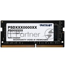 Модуль памяти Patriot SO-DIMM DDR4 8Gb 2400MHz Patriot PSD48G240082S RTL PC4-17000 CL17  260-pin 1.2В dual rank