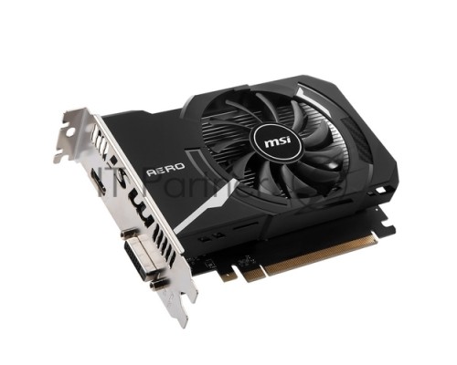 Видеокарта MSI PCIE16 GT1030 2GB GDDR4 GT 1030 AERO ITX 2GD4 OC