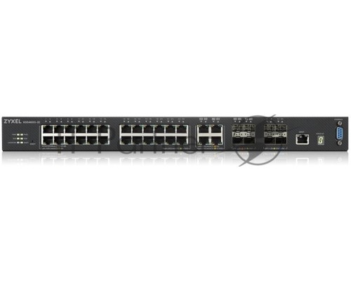 Коммутатор ZYXEL ZYXEL XGS4600-32 L3 Managed Switch, 28 port Gig and 4x 10G SFP+, stackable, dual PSU