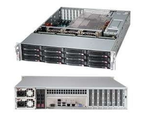 Корпус Supermicro CSE-826BAC4-R920LPB, 2U, 8 x SAS3 & 4 x hybrid NVMe 3.5 bays Корпус Supermicro CSE-826BAC4-R920LPB, 2U, 8 x SAS3 & 4 x hybrid NVMe 3.5 bays