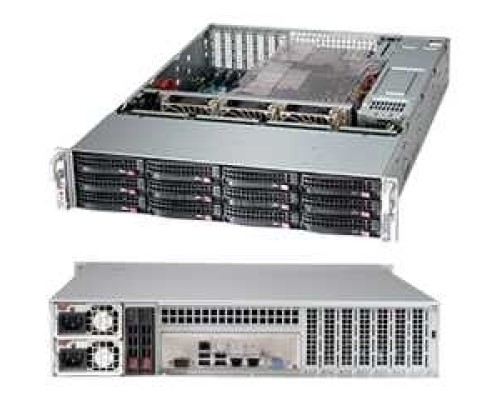 Корпус Supermicro CSE-826BAC4-R920LPB, 2U, 8 x SAS3 & 4 x hybrid NVMe 3.5 bays Корпус Supermicro CSE-826BAC4-R920LPB, 2U, 8 x SAS3 & 4 x hybrid NVMe 3.5 bays