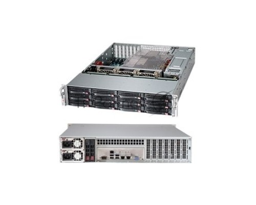 Корпус Supermicro CSE-826BAC4-R920LPB, 2U, 8 x SAS3 & 4 x hybrid NVMe 3.5 bays Корпус Supermicro CSE-826BAC4-R920LPB, 2U, 8 x SAS3 & 4 x hybrid NVMe 3.5 bays
