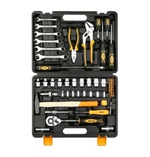 Универсальный набор инструмента для дома и авто в чемодане Deko DKMT63 (63 предмета) [065-0731]