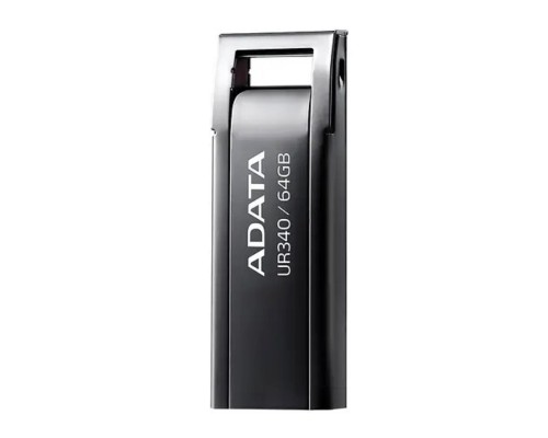 [Носитель информации] A-DATA Flash Drive 64GB UR340 USB3.2 черный [AROY-UR340-64GBK]
