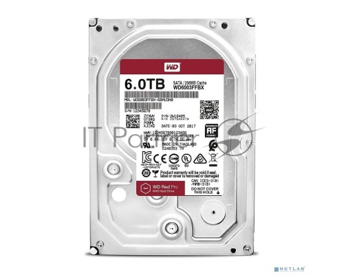 Жесткий диск WD Original SATA-III 6Tb WD6003FFBX NAS Red Pro (7200rpm) 256Mb 3.5