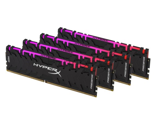 Модуль памяти Kingston DIMM DDR4 32GB 2933MHz CL15 (Kit of 4) XMP HyperX Predator RGB