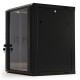 Шкаф настенный Hyperline TWB-1245-GP-RAL9004 19-дюймовый (19