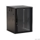 Шкаф настенный Hyperline TWB-1245-GP-RAL9004 19-дюймовый (19
