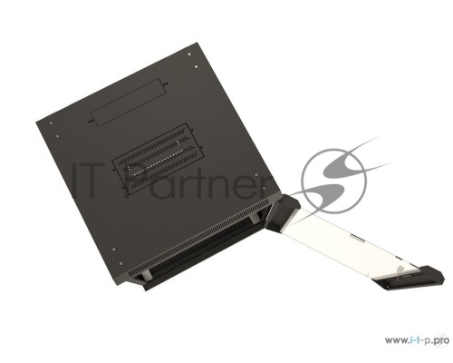 Шкаф настенный Hyperline TWB-1245-GP-RAL9004 19-дюймовый (19