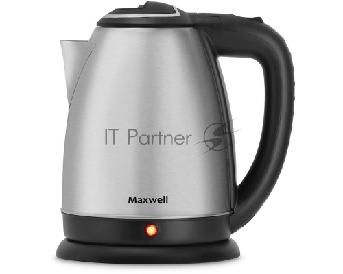 Чайник электрический Maxwell MW-1081 (ST), 1850Вт, 1.8л, сталь