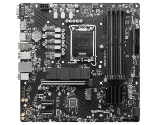 [Материнская плата] MSI PRO B760M-P {LGA1700, 4xDDR5, 1PCI-Ex16, 2PCI-Ex1,2M.2,4SATA3,1USB3.2 Gen2}