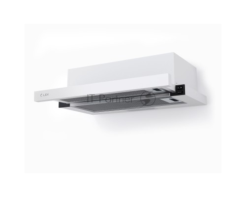 Вытяжка встраиваемая LEX HUBBLE 500 WHITE  570 - 650 м³/ч, LED лампы