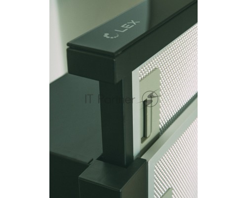 Вытяжка встраиваемая LEX HUBBLE G 600 BLACK  570м3/час LED лампы