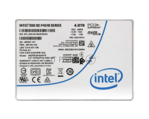 Накопитель SSD PCIE 4TB TLC 2.5