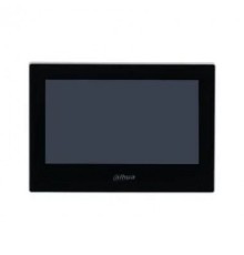 DAHUA DHI-VTH2621G-P Видеодомофон IP 7 дюймовый, черный, ёмкостной сенсорный экран, питание DC 12В/PoE