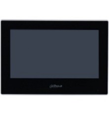 DAHUA DHI-VTH2621G-WP Видеодомофон IP 7 дюймовый с WiFi 2.4ГГц, черный, ёмкостной сенсорный экран, питание DC 12В/PoE