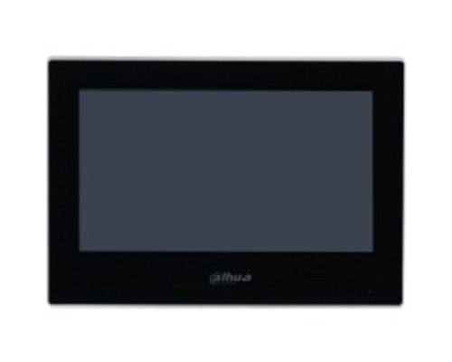 [Видеодомофоны] DAHUA DHI-VTH2621G-WP Видеодомофон IP 7 дюймовый с WiFi 2.4ГГц, черный, ёмкостной сенсорный экран, питание DC 12В/PoE