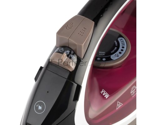 Утюг Vitek VT-8309 BK, черный/коричневый/бордовый