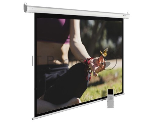 Экран Cactus 197x200см MotoExpert CS-PSME-200x200-WT 1:1 настенно-потолочный рулонный белый (моторизованный привод)