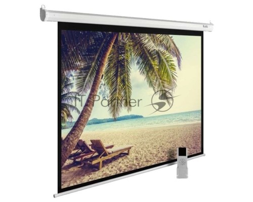 Экран Cactus 360x360см MotoExpert CS-PSME-360x360-WT 1:1 настенно-потолочный рулонный белый (моторизованный привод)