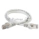 Коммутационный шнур (патч-корд) ITK PC01-C5EFL-1M , кат.5Е FTP, LSZH, 1м, серый     