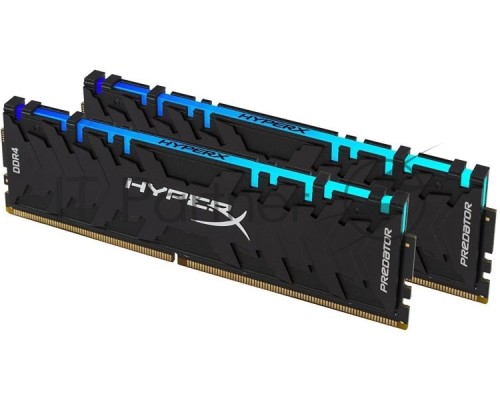 Модуль памяти Kingston DIMM DDR4 16GB 2933MHz CL15 (Kit of 2) XMP HyperX Predator RGB