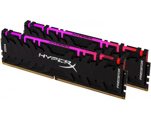 Модуль памяти Kingston DIMM DDR4 16GB 2933MHz CL15 (Kit of 2) XMP HyperX Predator RGB