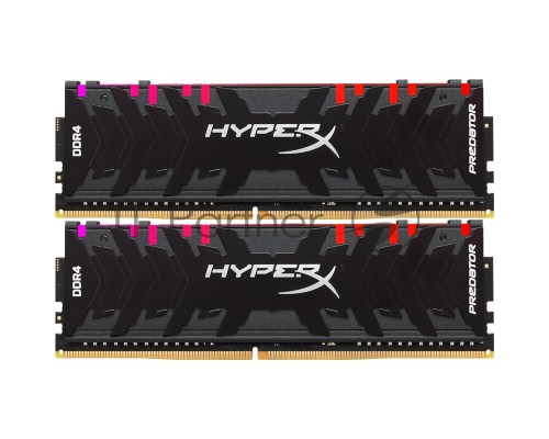 Модуль памяти Kingston DIMM DDR4 16GB 2933MHz CL15 (Kit of 2) XMP HyperX Predator RGB