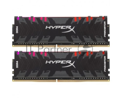 Модуль памяти Kingston DIMM DDR4 16GB 2933MHz CL15 (Kit of 2) XMP HyperX Predator RGB