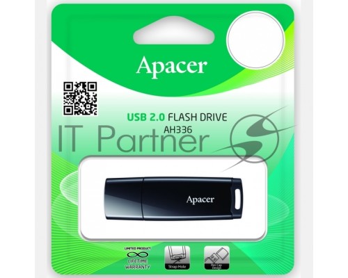 Флеш-накопитель Apacer USB2.0 Flash Drive AH336 32GB Black RP